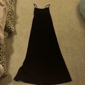 Uniqlo Elegant Black Maxi Dress